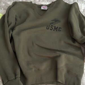 USMC gym sweatshirt size small